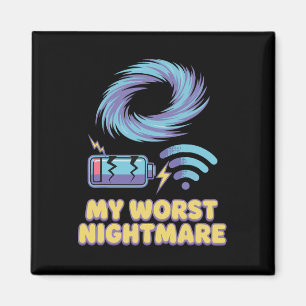 Meine schlimmste schreckliche Nacht schwaches WLAN Magnet
