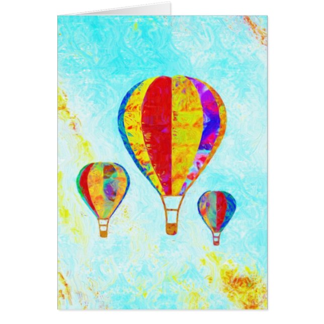 Meine schöne Ballonkarte (Vorne)