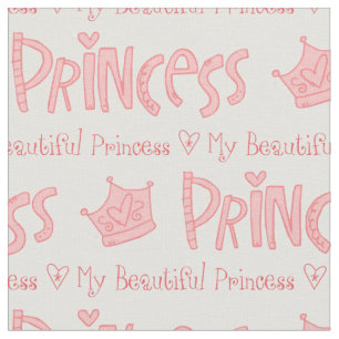 Meine schöne Prinzessin Typografie-Fabrik Stoff