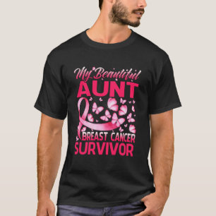 Meine schöne Tante Brustkrebs Überlebende Schmette T-Shirt