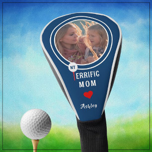 Meine schreckliche Mama Personalisiert Golfer Foto Golf Headcover