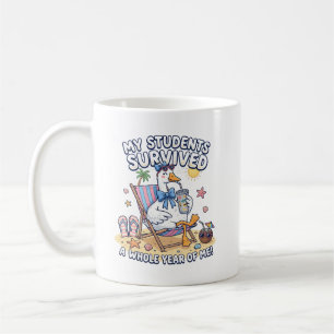 Meine Schüler haben ein ganzes Jahr mit mir überle Kaffeetasse