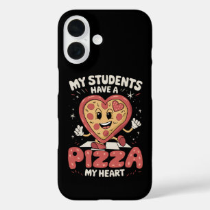 Meine Schüler haben eine Pizza von meinem Herzlehr iPhone 16 Hülle