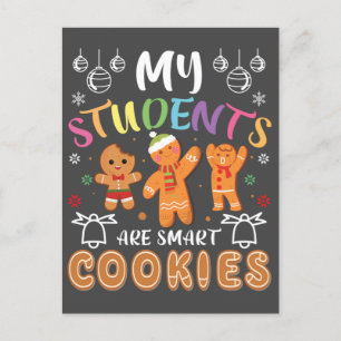 Meine Schüler Kinder sind zu Weihnachten kluge Coo Postkarte