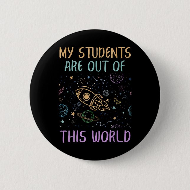 Meine Schüler sind aus diesem Lehrer Button (Vorderseite)