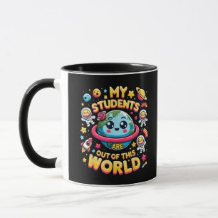 Meine Schüler sind außerirdisch Weltraum Planeten Tasse