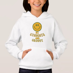 Meine Schüler sind Groovy - Retro Smiley Lehrer Hoodie