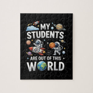 Meine Schüler sind in dieser Weltraumwelt unterweg
