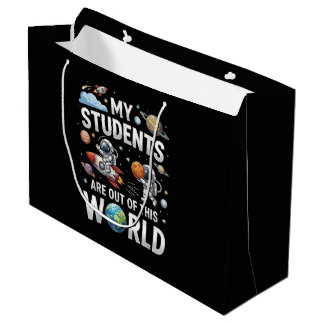 Meine Schüler sind in dieser Weltraumwelt unterweg Große Geschenktüte