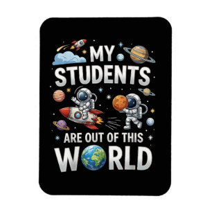 Meine Schüler sind in dieser Weltraumwelt unterweg Magnet
