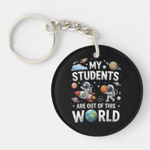 Meine Schüler sind in dieser Weltraumwelt unterweg Schlüsselanhänger