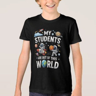 Meine Schüler sind in dieser Weltraumwelt unterweg Tri-Blend Shirt
