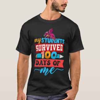 Meine Schüler überlebten 100 Tage von mir Dinosaur T-Shirt