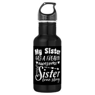 Meine Schwester hat ein Phantastisches, unbekannte Edelstahlflasche