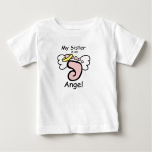 Meine Schwester ist ein Angel-Säugling-Shirt Baby T-shirt