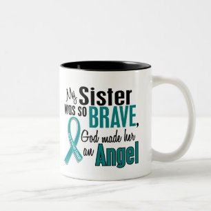Meine Schwester ist ein Eierstockkrebs des Zweifarbige Tasse