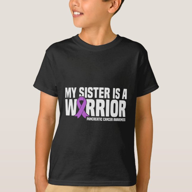 Meine Schwester ist ein kriegerisches Bauchspeiche T-Shirt (Vorderseite)