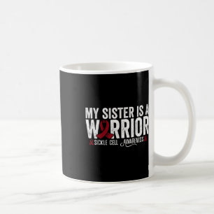 Meine Schwester ist eine Kriegerin SCA Sichelzelle Kaffeetasse