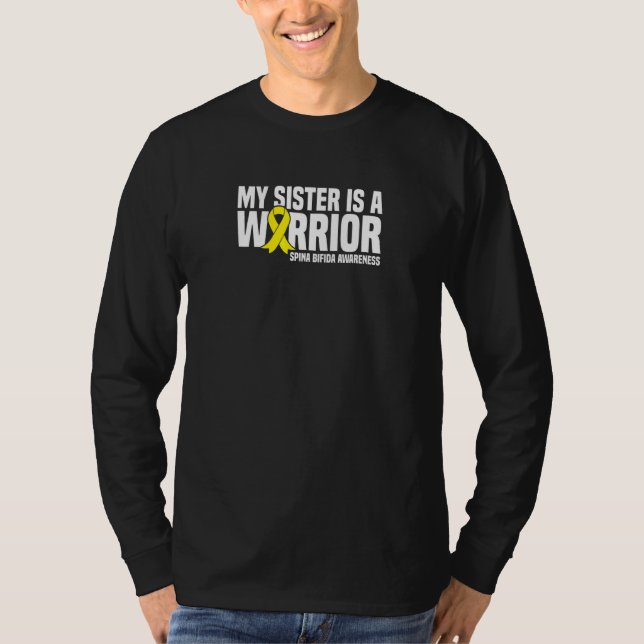 Meine Schwester ist eine Kriegerin Spina Bifida, d T-Shirt (Vorderseite)