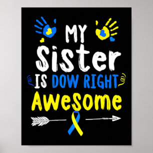 Meine Schwester ist gerade Phantastisch-unten-Synd Poster