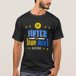 Meine Schwester ist gerade Phantastisch-unten-Synd T-Shirt