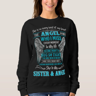 Meine Schwester ist in jedem Schlag meines Herzens Sweatshirt
