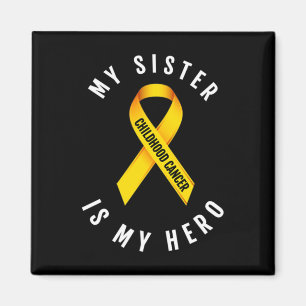 MEINE SCHWESTER IST MEIN HERO KINDHOOD KREBS BEWUS MAGNET