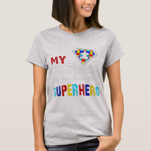 Meine Schwester ist mein Lieblingsheld Autismus Ge T-Shirt