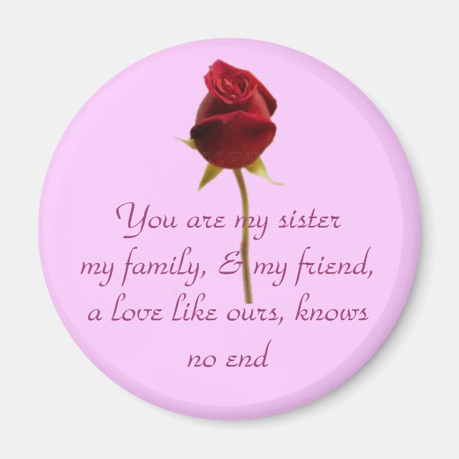 Meine Schwester, mein Freund Magnet (Vorne)