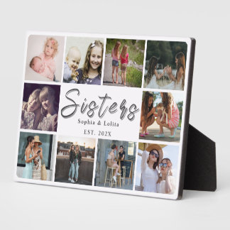 Meine Schwester, mein Herz - Maßgeschneidertes Fot Fotoplatte