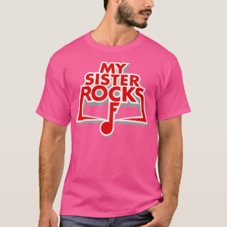 Meine Schwester Rocks Heavy Metal T-Shirt