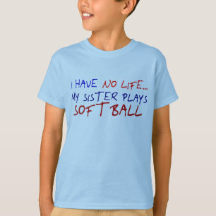 Meine Schwester spielt Softball T-Shirt