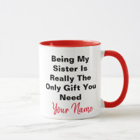 Meine Schwester zu sein ist wirklich das einzige G
