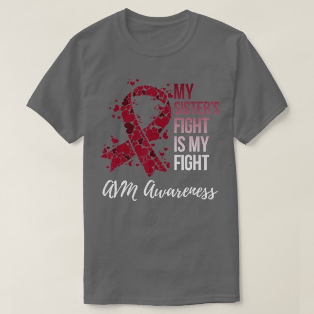 Meine Schwestern kämpfen gegen teriovenöse Malform T-Shirt (Design vorne)