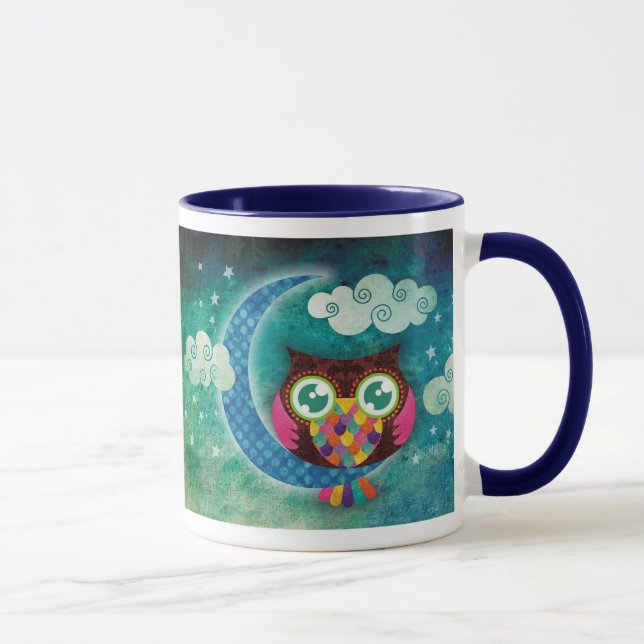 Meine sichelförmige Eulen-Tasse Tasse (Rechts)