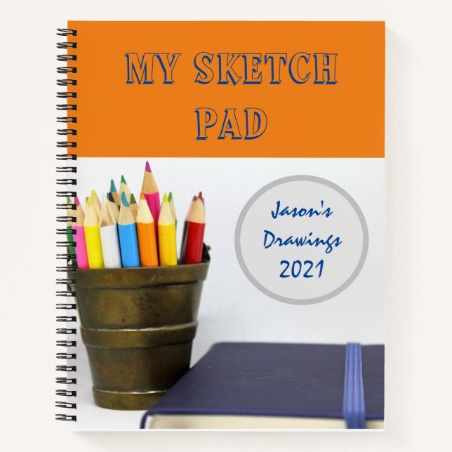 Meine Sketch Pad Art Zeichne Notizbuch (Vorderseite)