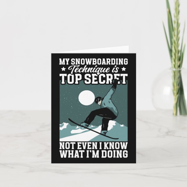 Meine Snowboard-Technik Karte (Vorderseite)