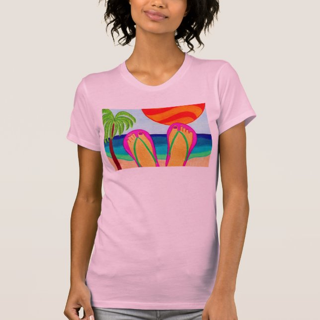Meine Sommer-Ferien T-Shirt (Vorderseite)