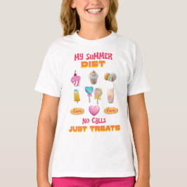 Meine Sommerdiät Keine Anrufe Nur Leckerlis T-Shirt