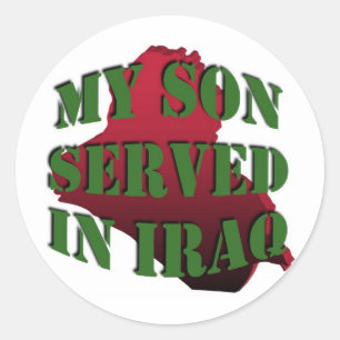 Meine Son Iraq Stickers (LG)