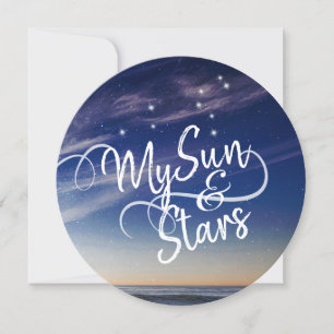 Meine Sonne- und Sternenkarten Save The Date