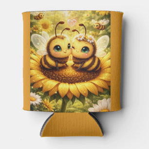 Meine Sonnenblume Biene Dosenkühler