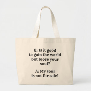 Meine Soul-Jumbo-Tasche Jumbo Stoffbeutel