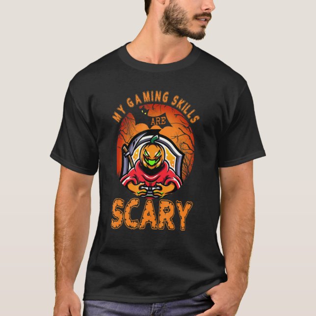 Meine Spielfähigkeiten sind Beängstigend auf Latte T-Shirt (Vorderseite)