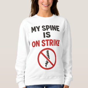 Meine Spine ist auf dem Zauber - Zitat von der Son Sweatshirt