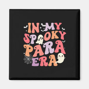 Meine Spooky Para Era Halloween Retro Groovy Ghost Magnet