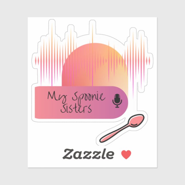 Meine Spoonie Schwester Vinyl Sticker (Blatt)