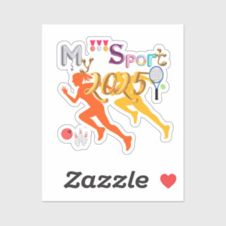 Meine Sport Aufkleber