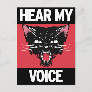 Meine Sprachpostkarte hören Postkarte