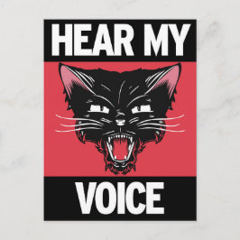 Meine Sprachpostkarte hören Postkarte